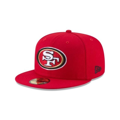 San Francisco 49ers Gorra | New Era NFL 59fifty Fitted Cap Mexico - Rojos